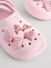 Baker by Ted Baker Girls Clogs with Ankle Strap and Bow - Image 4 of 6