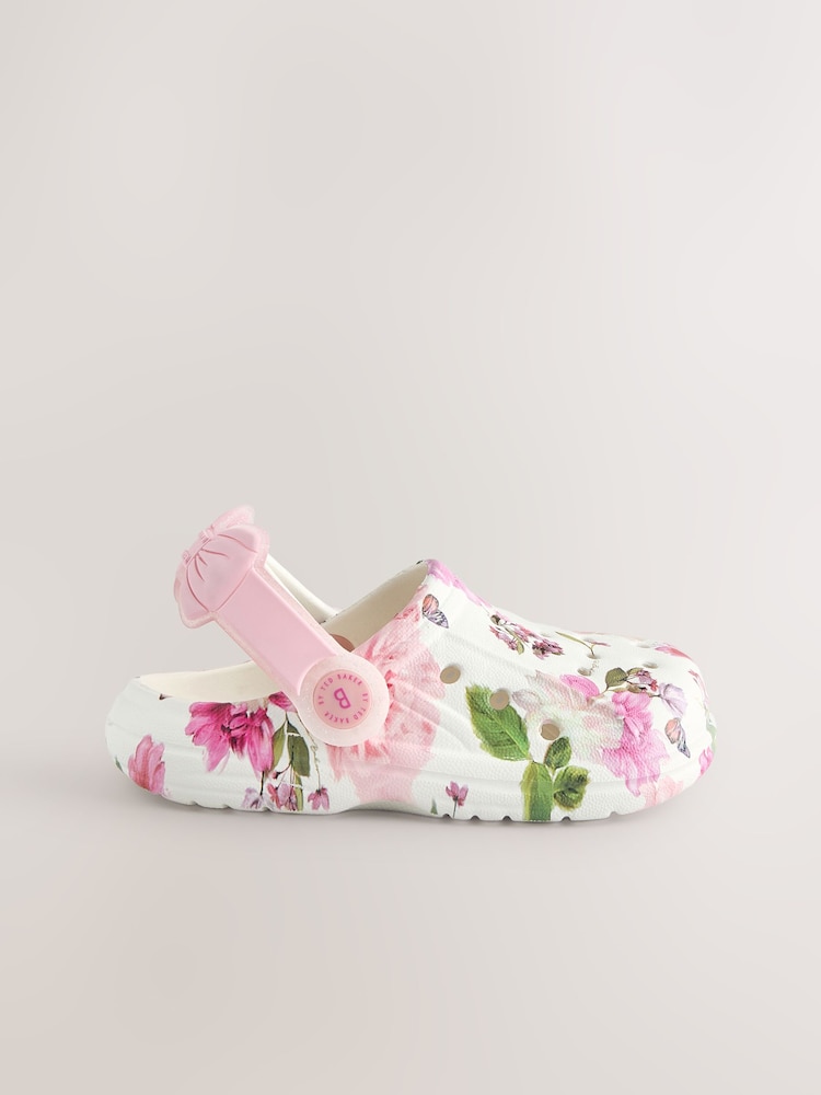 Baker by Ted Baker Girls Clogs with Ankle Strap and Bow - Image 2 of 5