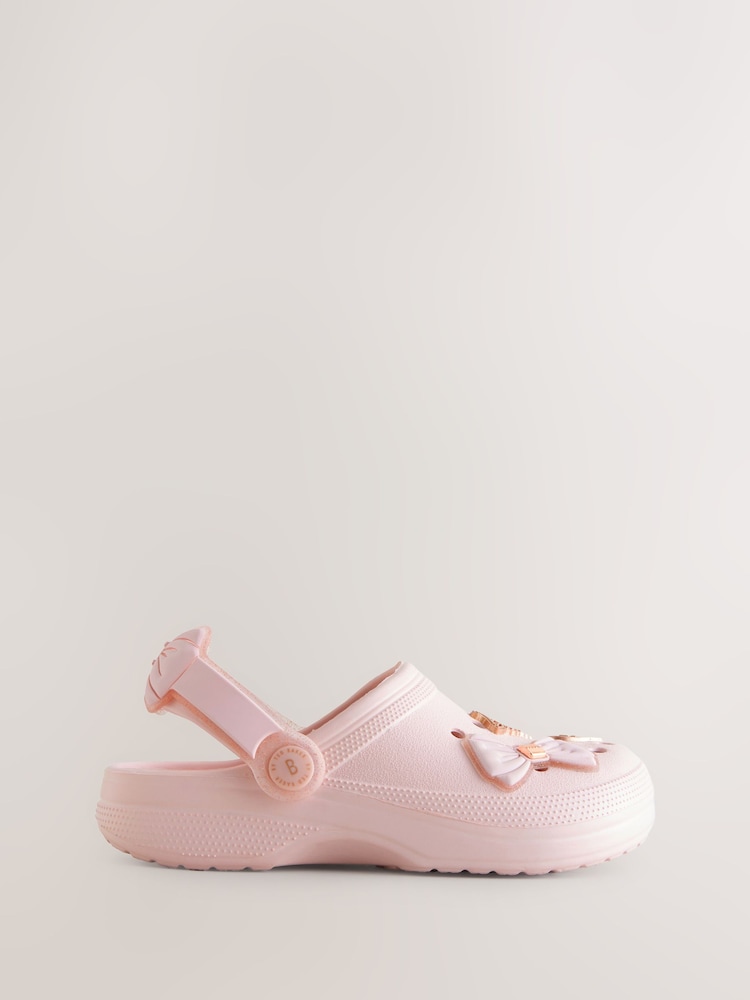 Rosa - Zuecos con correa en el tobillo y lazo de niña de Baker by Ted Baker - Imagen 2 de 6