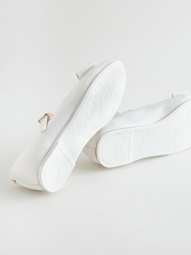 Baker by Ted Baker Girls Occasion Bow Mary Jane Shoes - Image 5 of 5