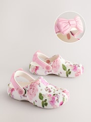 Baker by Ted Baker Girls Clogs with Ankle Strap and Bow - Image 1 of 5