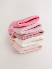 Pink Baby Roll Top Socks 5 Pack (0mths-2yrs) - Image 3 of 3
