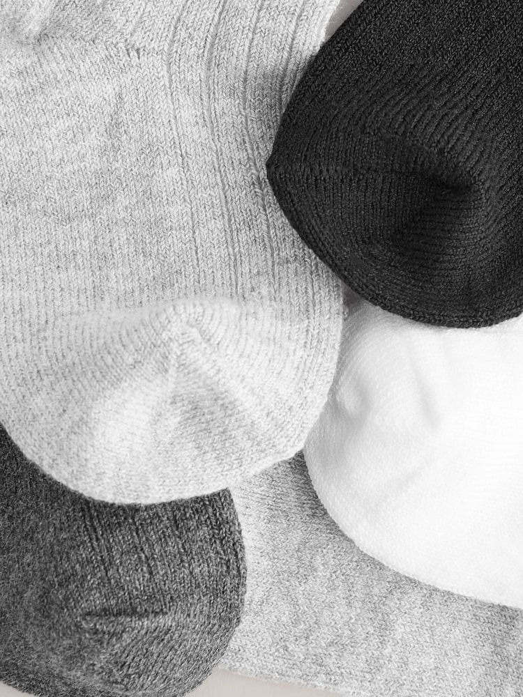 Grau und Weiß - Baby-Socken, 5-er Pack (0Monate–2Jahre) - Bild 8 von 8