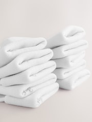 White Baby Roll Top Socks10 Pack (0mths-2yrs) - Image 3 of 4