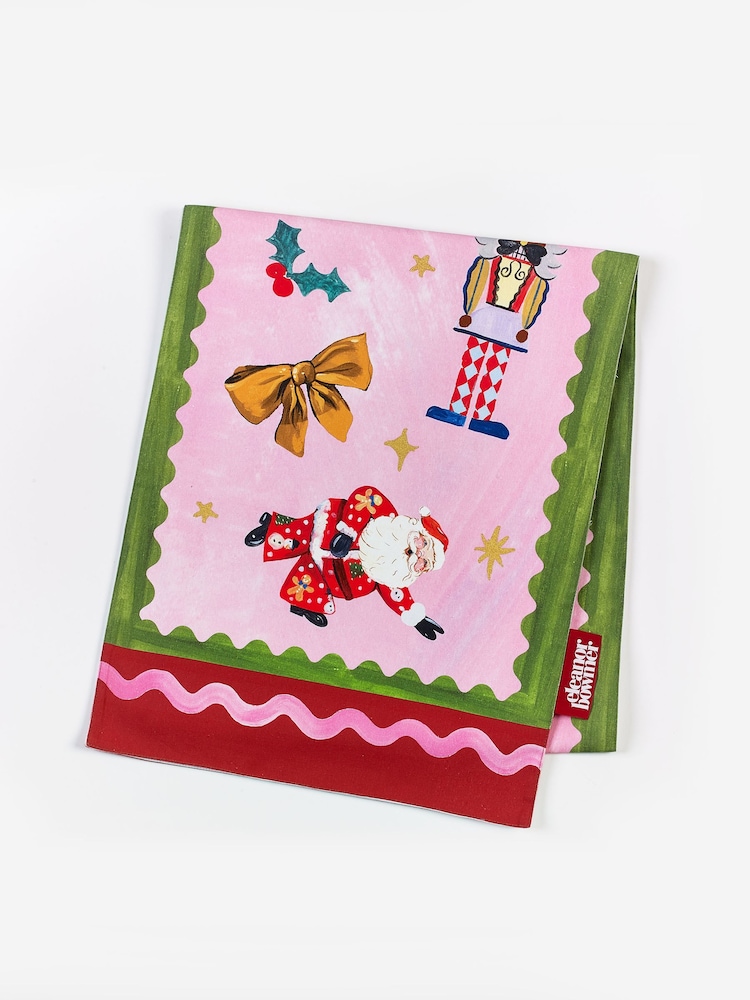Eleanor Bowmer Fabulously Festive Icon 100% Cotton Christmas Table Runner - Image 2 of 4