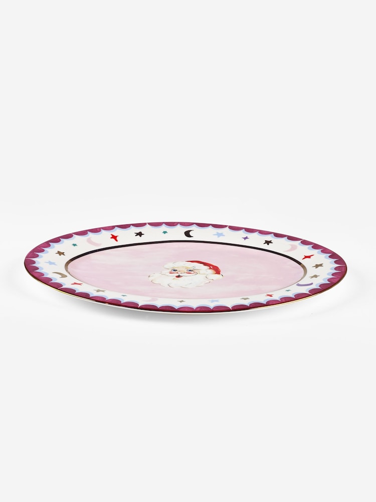Eleanor Bowmer Fabulously Festive Santa Serve Christmas Platter - Image 3 of 3