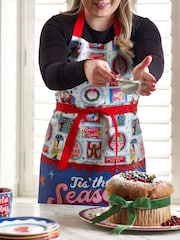 Eleanor Bowmer Fabulously Festive Icon 100% Cotton Christmas Apron - Image 2 of 3