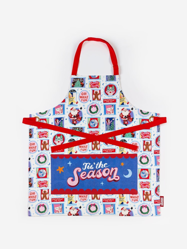 Eleanor Bowmer Fabulously Festive Icon 100% Cotton Christmas Apron - Image 3 of 3 Eleanor Bowmer Fabulously Festive Icon 100% Cotton Christmas Apron - Image 3 of 3