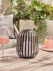 Black Outdoor Battery Operated Lantern - Image 2 of 4