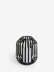 Black Outdoor Battery Operated Lantern - Image 3 of 4