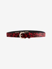 Rot mit Animalprint - Ledergürtel Regular - Bild 2 von 2