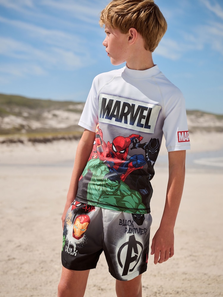 Marvel Rash Vest (3-16yrs) (3-16yrs) - Image 1 of 9