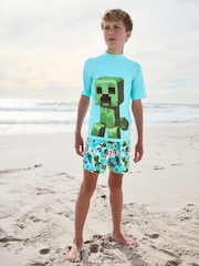 Minecraft Rash Vest (3-16yrs) (3-16yrs) - Image 2 of 8