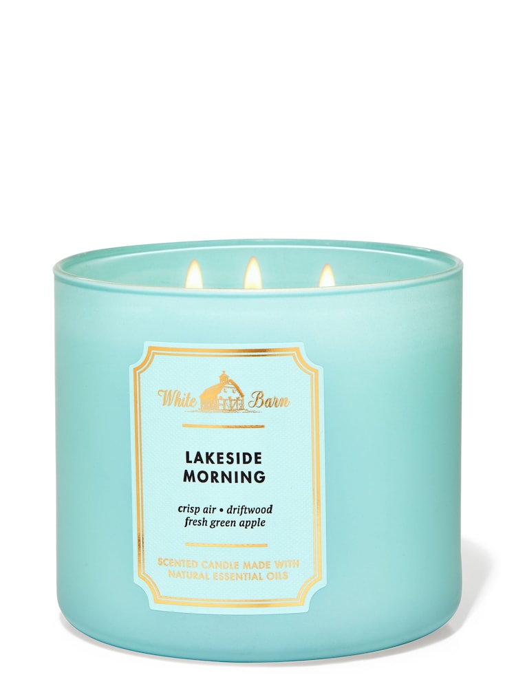 Bath & Body Works Lakeside Morning 3Wick Candle 14.5 oz / 411 g - Image 1 of 1