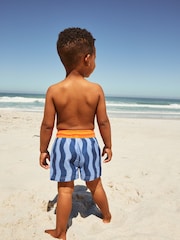 Blue Stripe Swim Shorts (3mths-7yrs) - Image 2 of 7