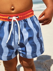 Blue Stripe Swim Shorts (3mths-7yrs) - Image 3 of 7