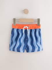 Blue Stripe Swim Shorts (3mths-7yrs) - Image 4 of 7