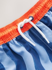 Blue Stripe Swim Shorts (3mths-7yrs) - Image 6 of 7
