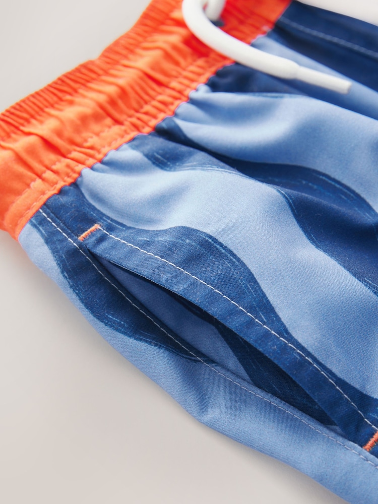 Blue Stripe Swim Shorts (3mths-7yrs) - Image 7 of 7