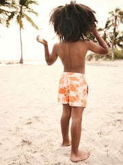 Orange/Neutral Swim Shorts (3mths-7yrs) - Image 2 of 7
