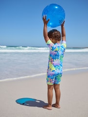 Blue Dinosaur Sunsafe All-In-One Swimsuit (3mths-7yrs) - Image 3 of 9