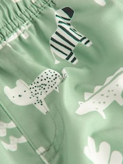 Sage Green Swim Shorts (3mths-7yrs) - Image 3 of 4