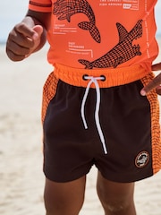 Orange Rash Vest and Shorts Set (3mths-7yrs) - Image 6 of 10