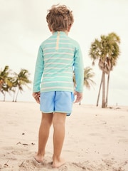 Mint Green Elephant Rash Vest and Shorts Set (3mths-7yrs) - Image 2 of 8