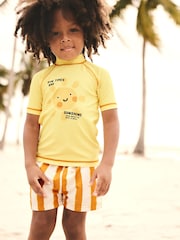 Yellow Sun Rash Vest and Shorts Set (3mths-7yrs) - Image 1 of 11