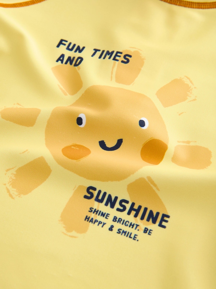Yellow Sun Rash Vest and Shorts Set (3mths-7yrs) - Image 11 of 11