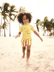 Yellow Sun Rash Vest and Shorts Set (3mths-7yrs) - Image 3 of 11