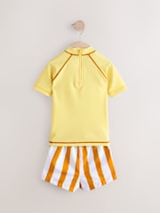 Yellow Sun Rash Vest and Shorts Set (3mths-7yrs) - Image 8 of 11