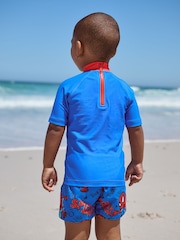 Spider-man Rash Vest and Swim Shorts (3mths-7yrs) - Image 2 of 8