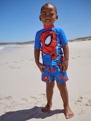 Spider-man Rash Vest and Swim Shorts (3mths-7yrs) - Image 3 of 8