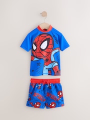 Spider-man Rash Vest and Swim Shorts (3mths-7yrs) - Image 5 of 8