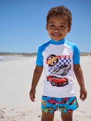 Hot Wheels Rash Vest and Swim Shorts (3mths-7yrs) - Image 1 of 8