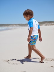 Hot Wheels Rash Vest and Swim Shorts (3mths-7yrs) - Image 2 of 8