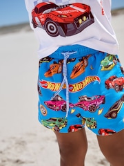 Hot Wheels Rash Vest and Swim Shorts (3mths-7yrs) - Image 4 of 8
