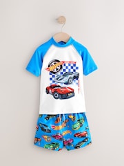 Hot Wheels Rash Vest and Swim Shorts (3mths-7yrs) - Image 5 of 8