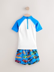 Hot Wheels Rash Vest and Swim Shorts (3mths-7yrs) - Image 6 of 8