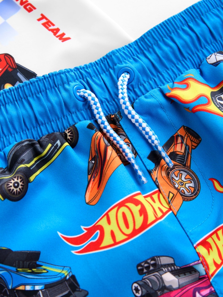 Hot Wheels Rash Vest and Swim Shorts (3mths-7yrs) - Image 8 of 8