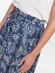 Gina Bacconi Blue Dakota Satin Elastic Waist Skirt - Image 4 of 6
