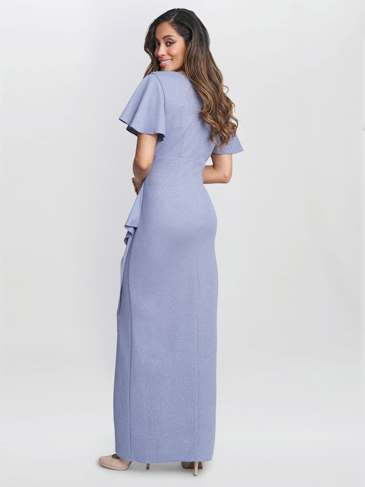 Gina Bacconi Alissa Maxikleid mit Hüftverzierung, Violett - Bild 2 von 5 Gina Bacconi Alissa Maxikleid mit Hüftverzierung, Violett - Bild 2 von 5