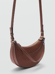 Mango Brown Oval Shoulder Bag - Image 2 of 4