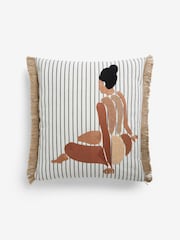 Almofada Stripe Lady Figure - Imagem 3 de 5
