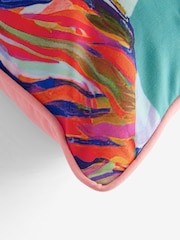 Multi Bright Zebra Cushion - Image 5 of 5