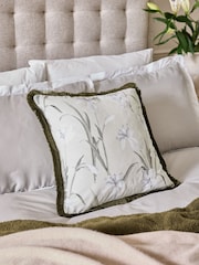 Lilly Floral Velvet Cushion - Изображение 1 из 4