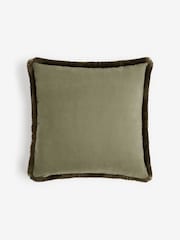 Lilly Floral Velvet Cushion - Изображение 3 из 4
