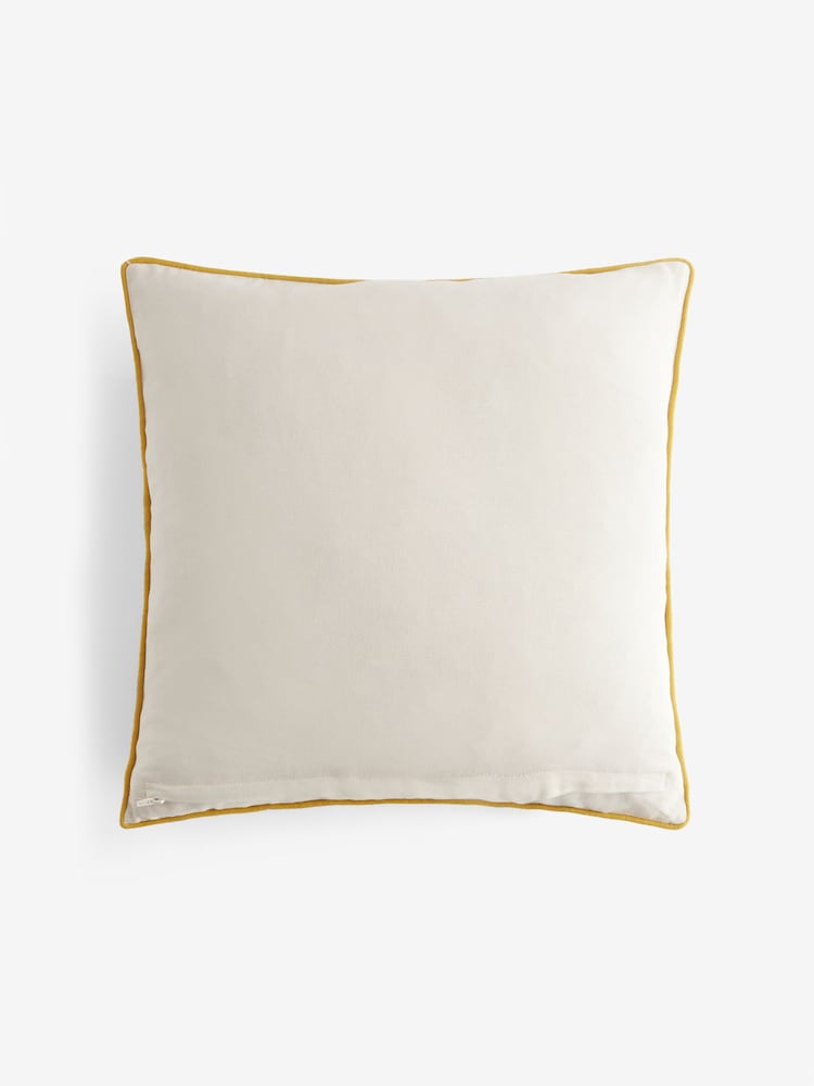 Coussin couronne brodée Hello Spring - Image 3 of 4