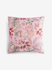Fuchsia Pink Boxy Jungle Print Cushion - Image 2 of 5